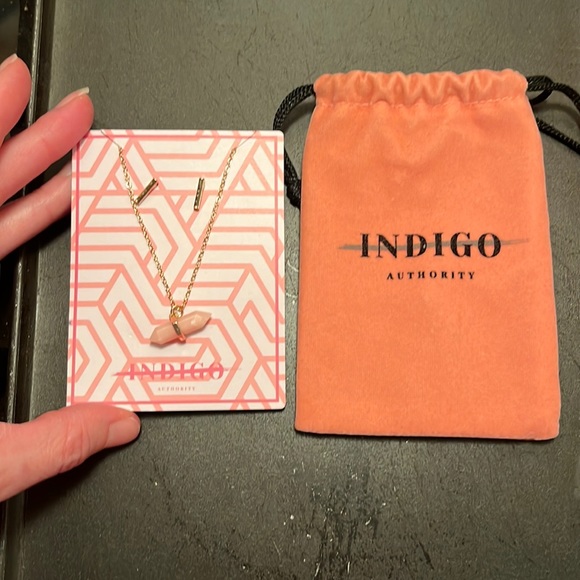 Indigo Authority Jewelry - New Indigo Authority earrings, and necklace